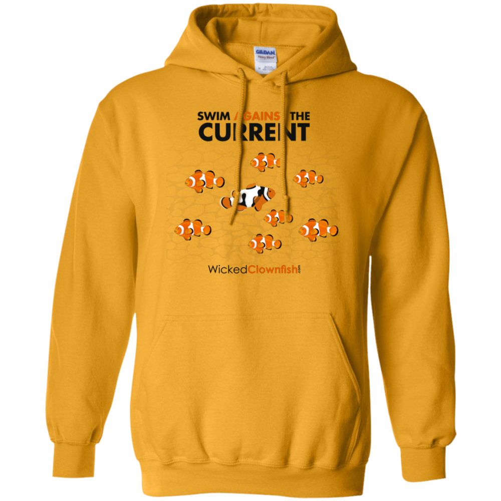 Swim Against The Current Hoodie - color: Gold