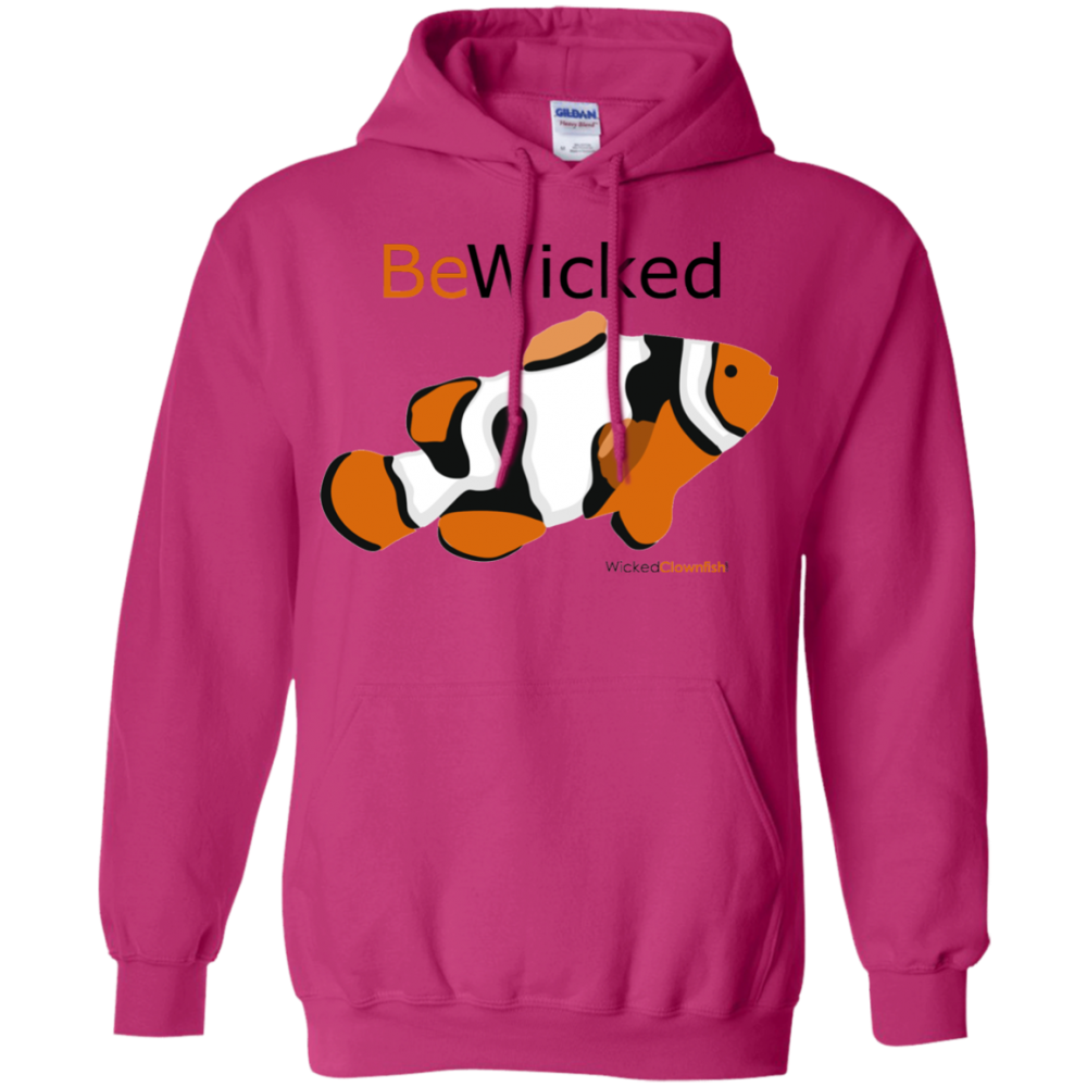 Be Wicked Hoodie - color: Heliconia