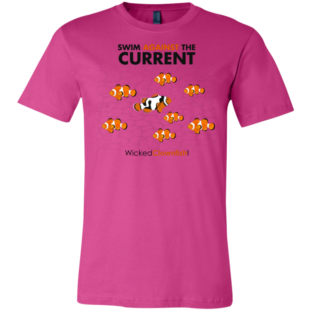 Swim Against The Current - Color: Berry