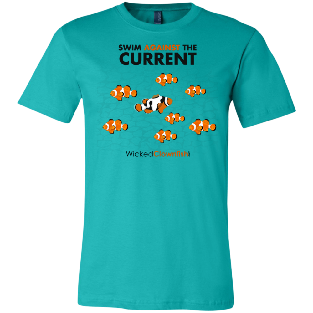 Swim Against The Current - color: teal
