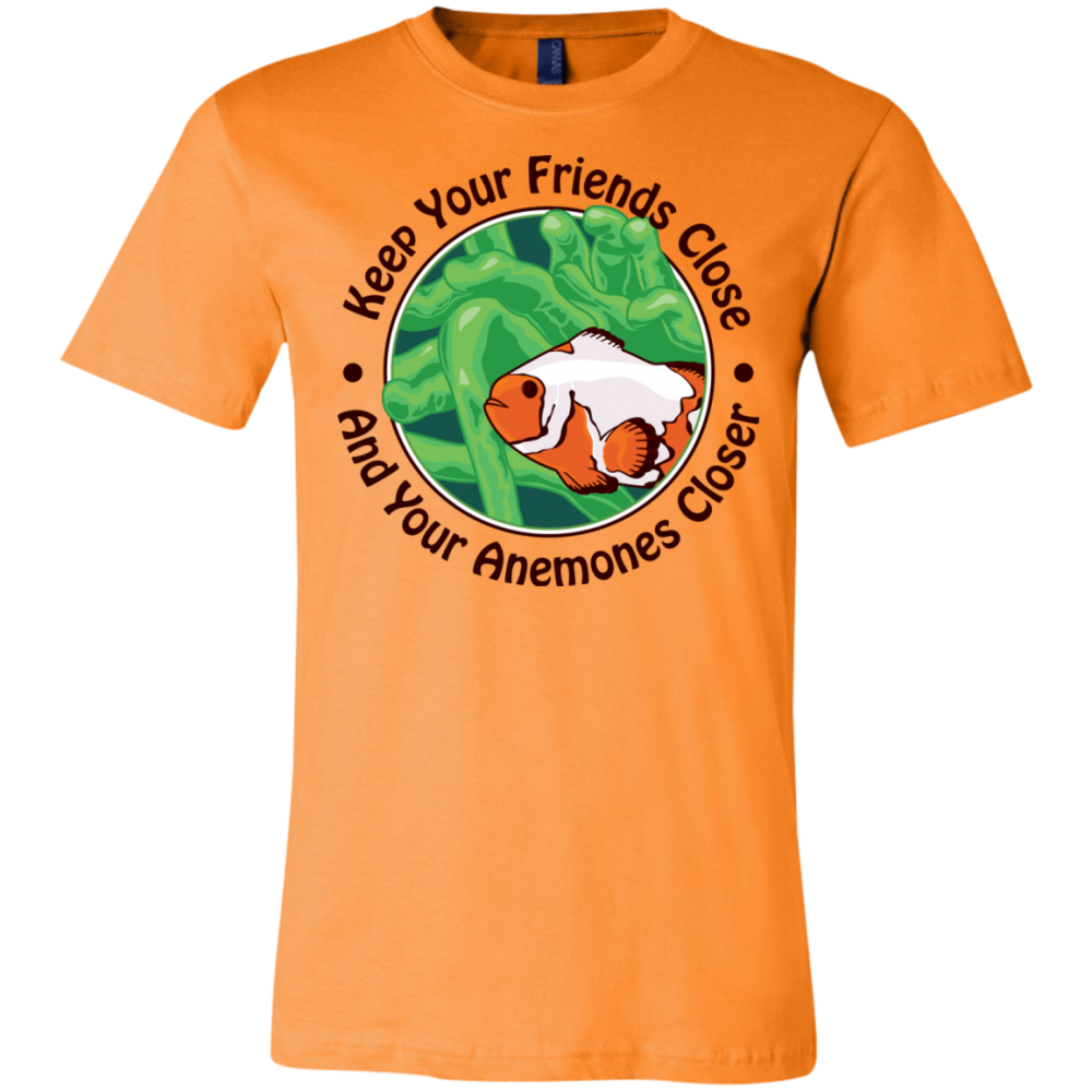 Keep Your Friends Close T-Shirt - color: orange