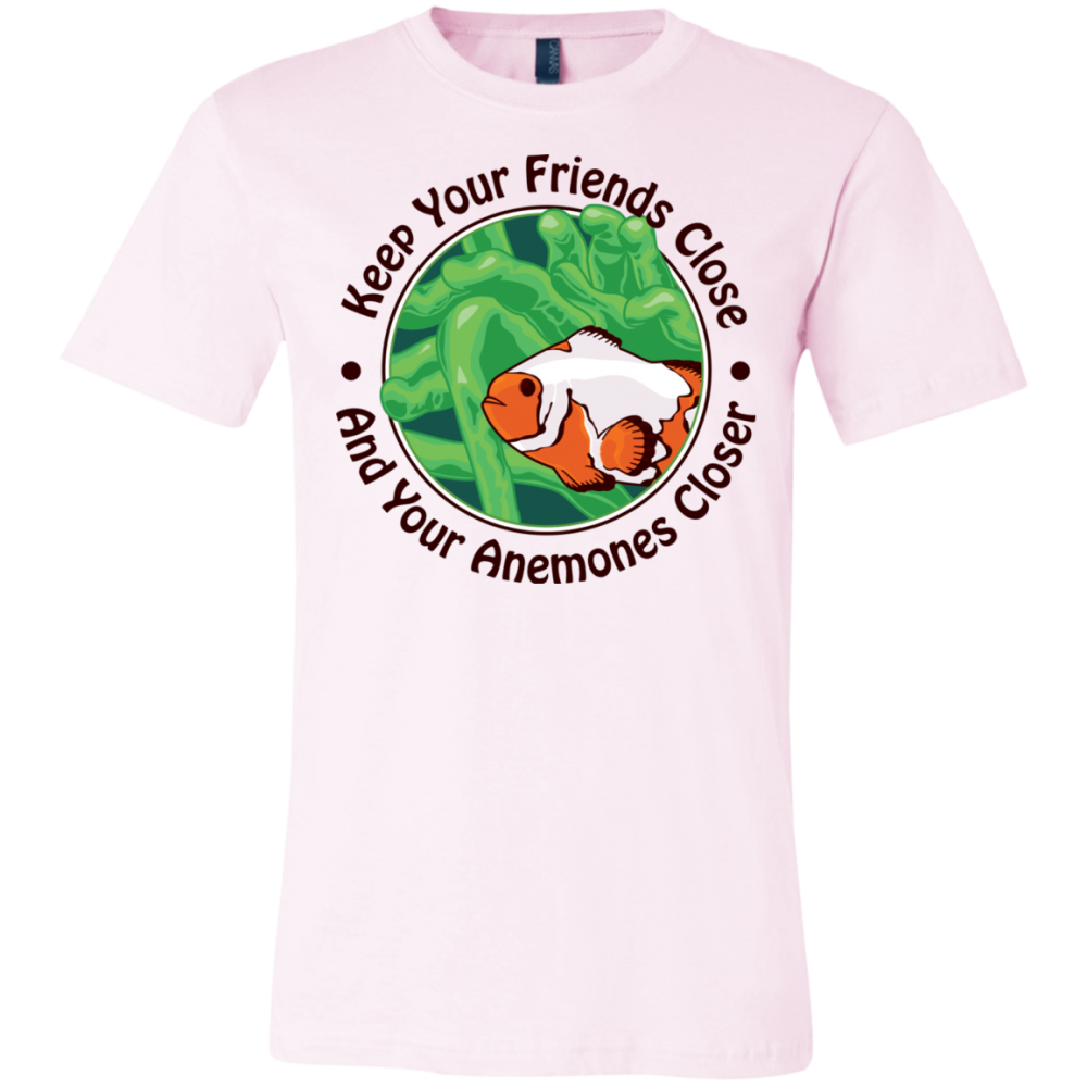 Keep Your Friends Close T-Shirt - color: soft pink