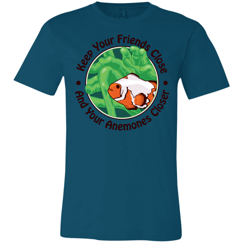 Keep Your Friends Close T-Shirt - color: deep teal