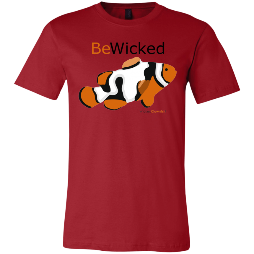 Be Wicked T-Shirt - color: canvas red
