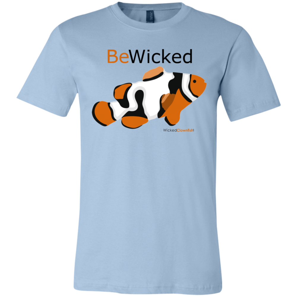 Be Wicked T-Shirt - color: light blue
