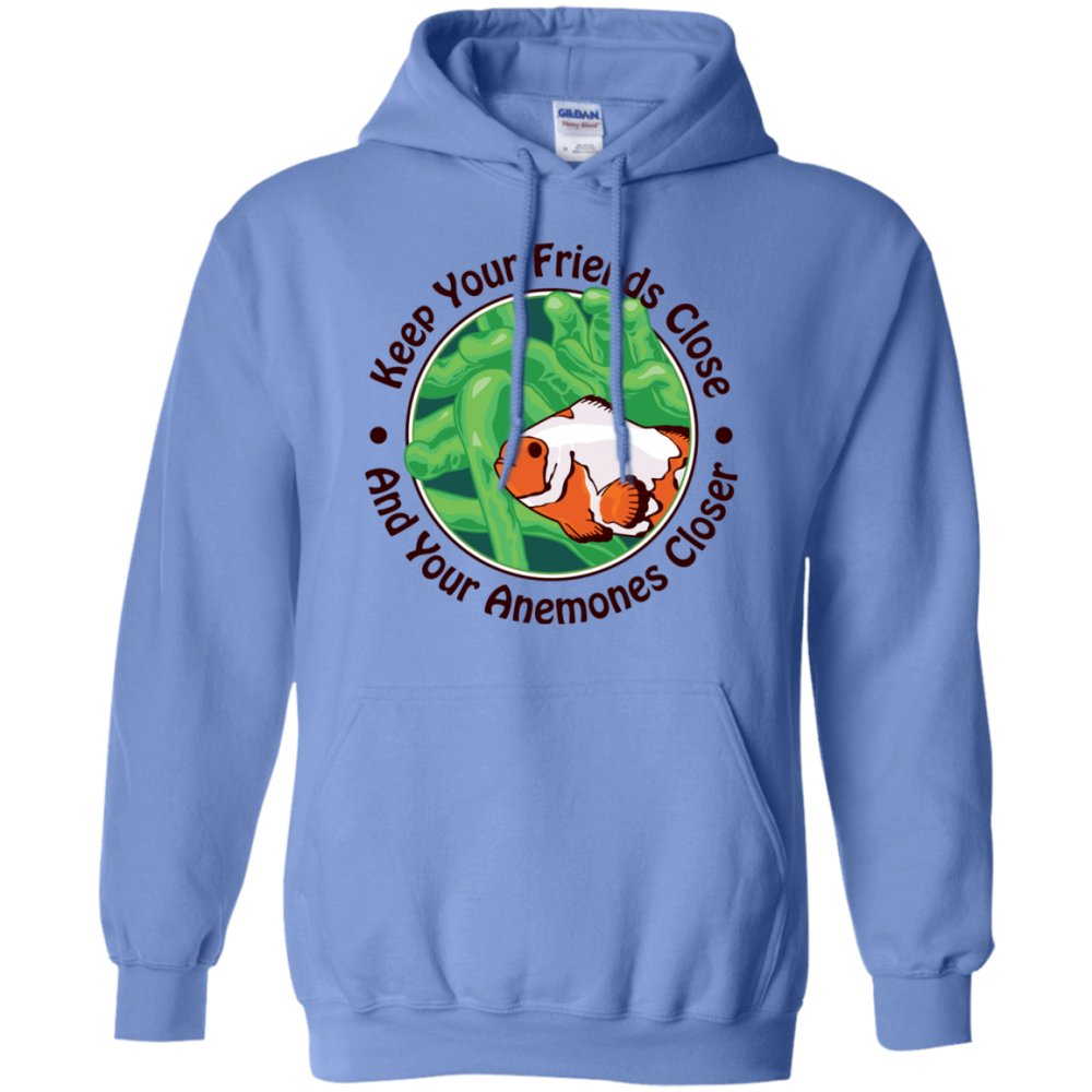 Keep Your Friends Close Hoodie - color: Carolina Blue