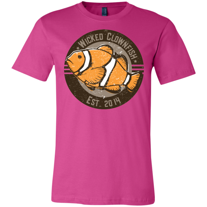 Wicked Clownfish Est. 2014 T-Shirt - color: Berry