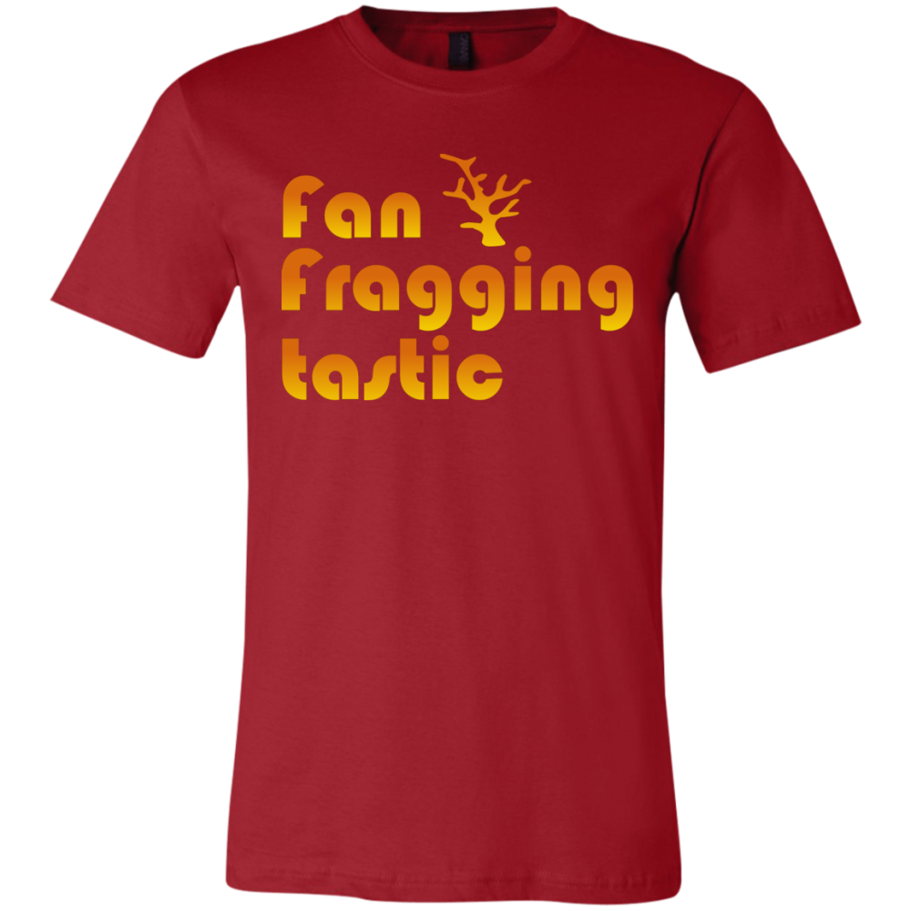 Fan-fragging-tastic T-Shirt - color: Canvas Red