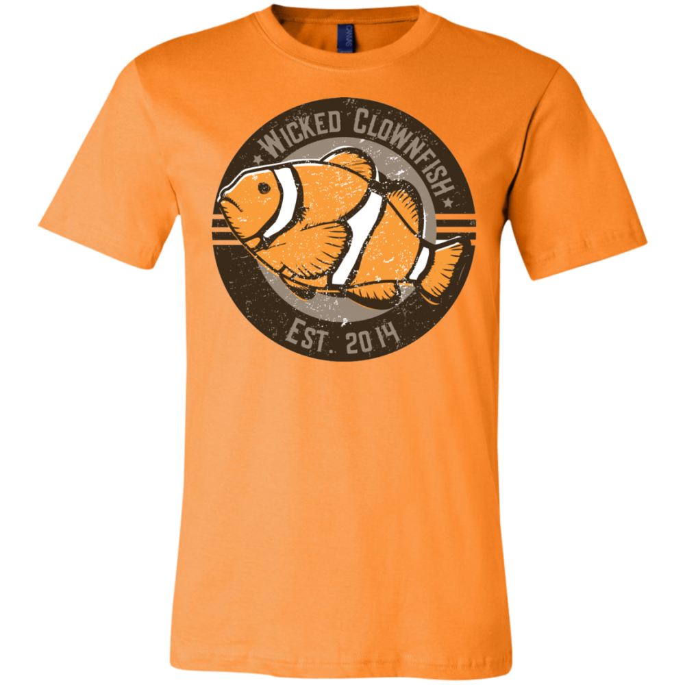 Wicked Clownfish Est. 2014 T-Shirt - color: Orange