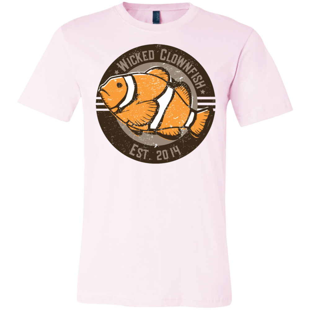 Wicked Clownfish Est. 2014 T-Shirt - color: Soft Pink