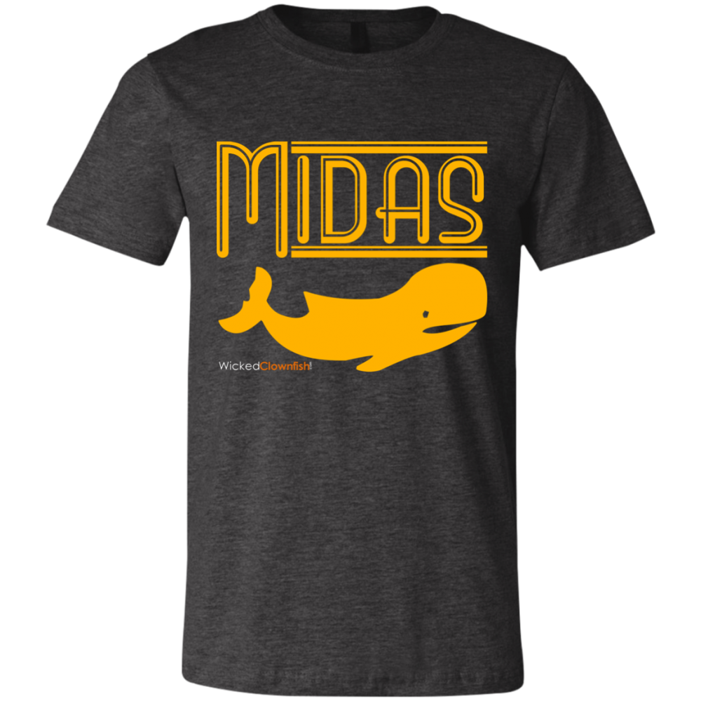 Midas Whale T-Shirt - color: Dark Grey Heather