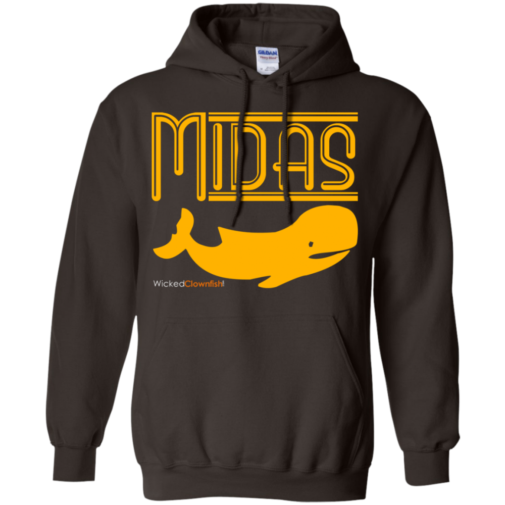 Midas Whale Hoodie - color: Dark Chocolate