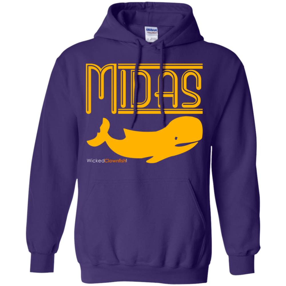 Midas Whale Hoodie - color: Purple