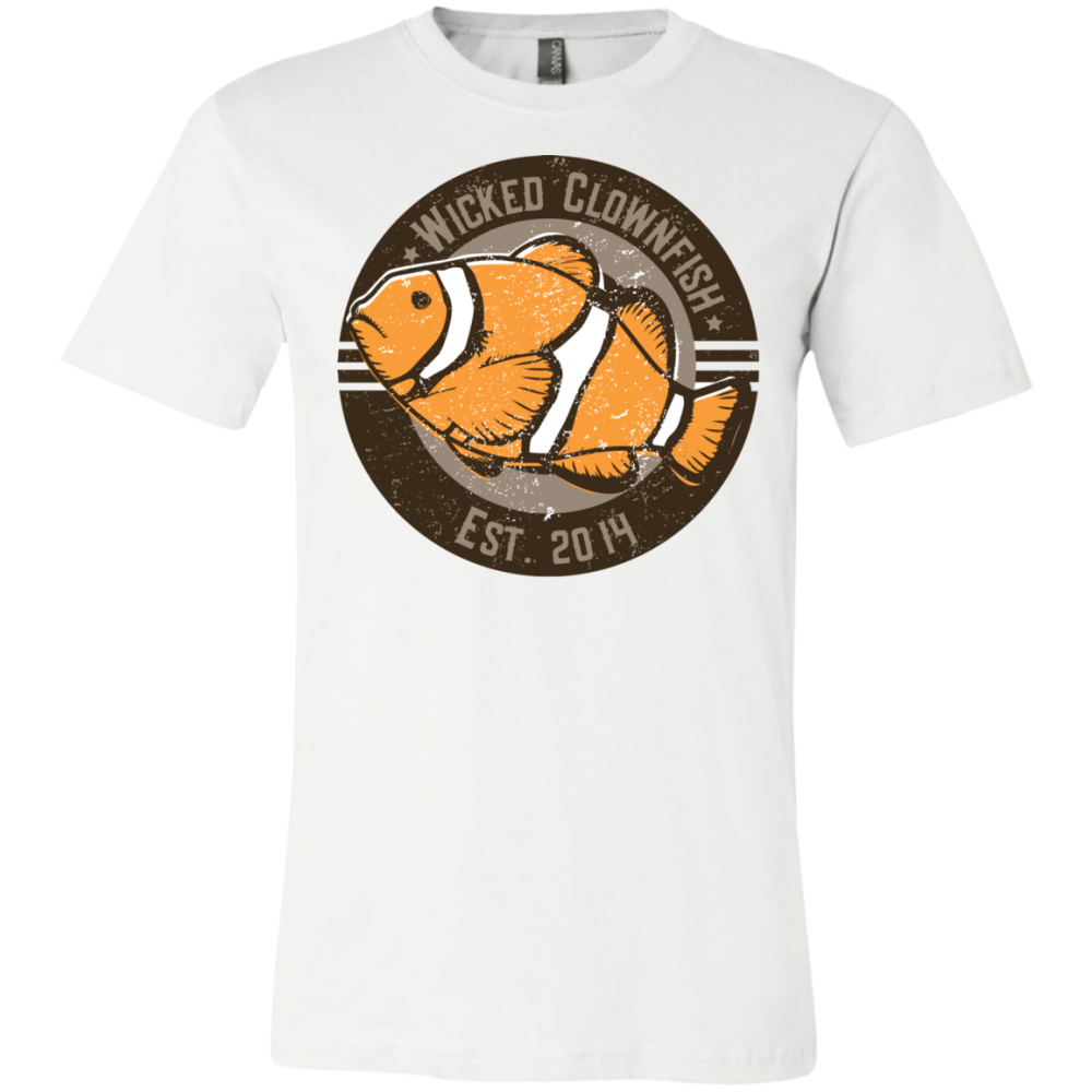 Wicked Clownfish Est. 2014 T-Shirt - color: White